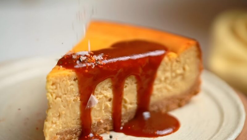 How to Make Caramel Miso Cheesecake Crust